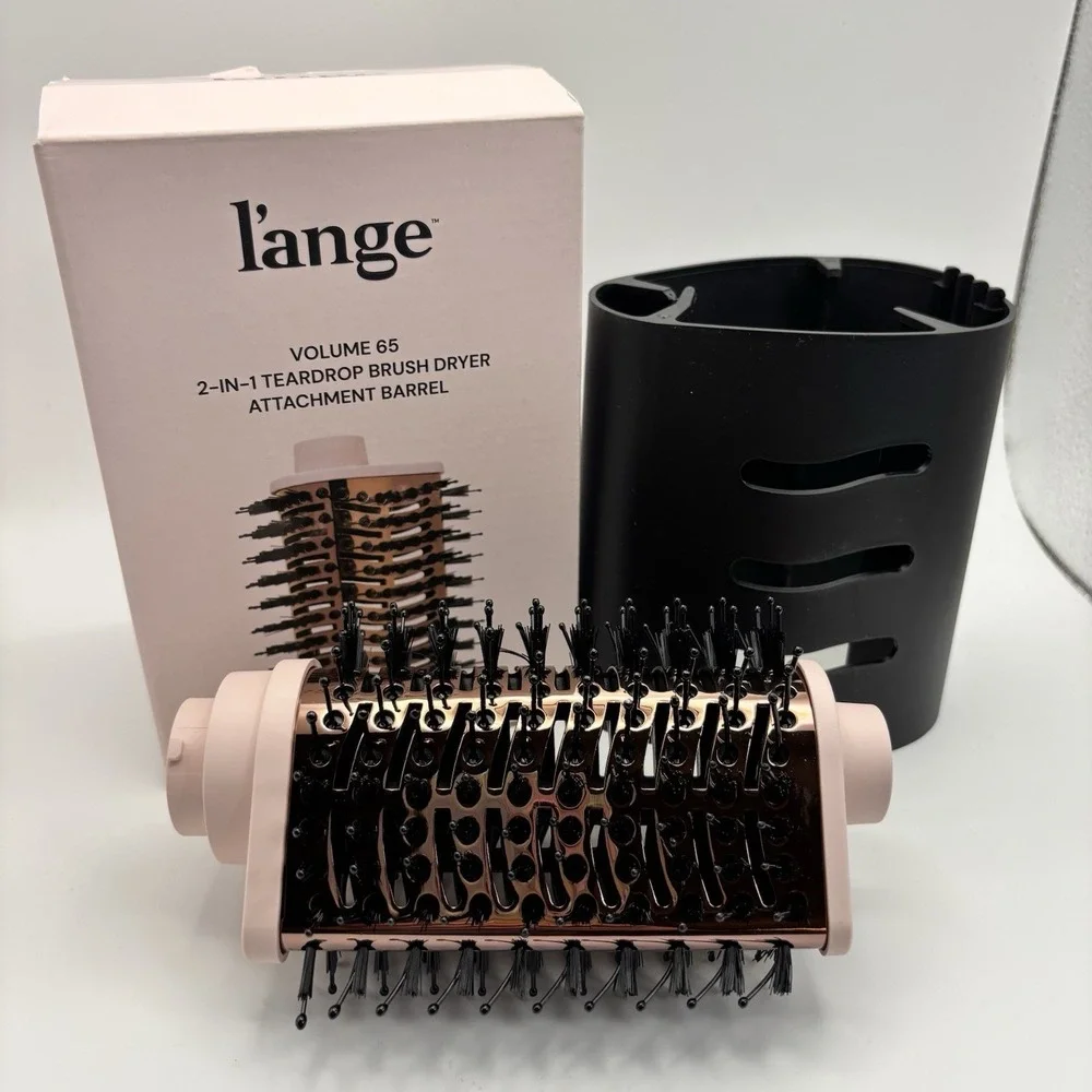 L'ANGE 60mm High Volume 2 IN 1 Hair Brush Dryer  Attachment Barrel BlushTearDrop